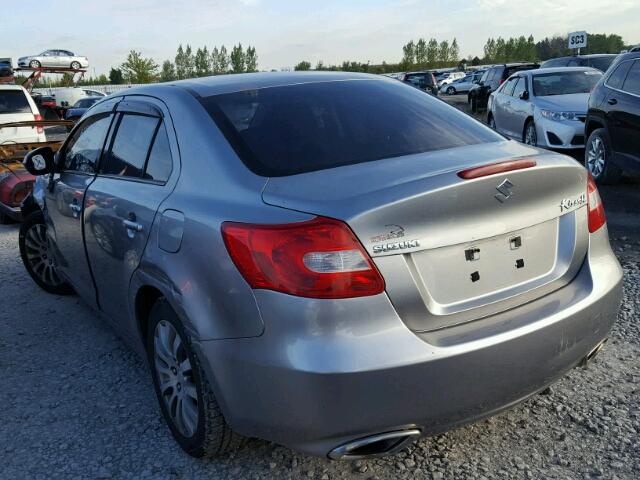 JS2RE9A33B6110505 - 2011 SUZUKI KIZASHI SE GRAY photo 3