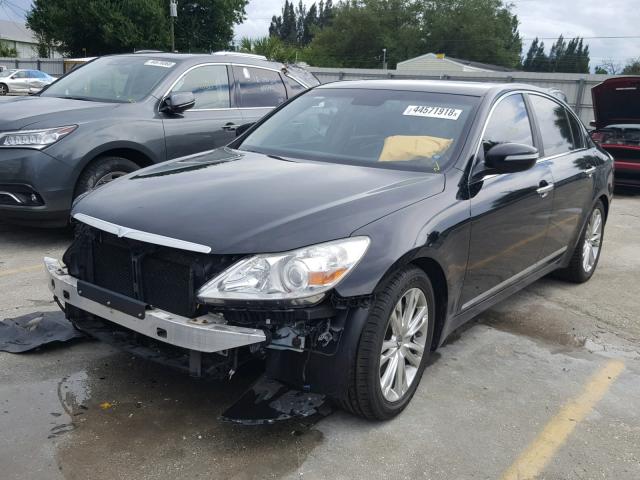 KMHGC46F79U045298 - 2009 HYUNDAI GENESIS 4. BLACK photo 2