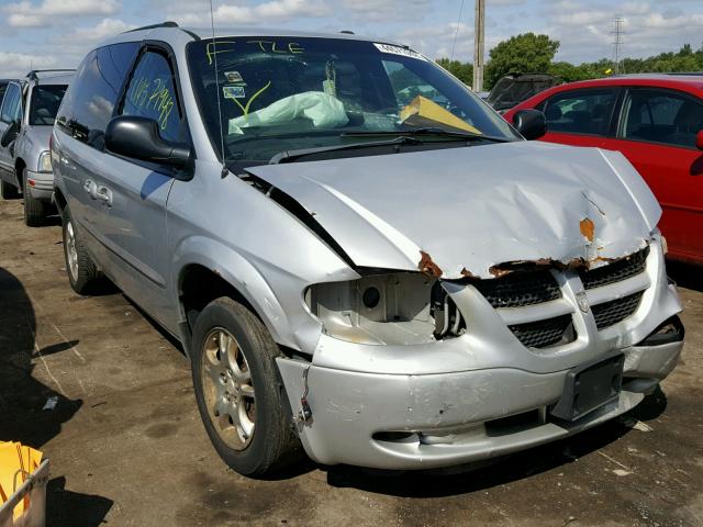 1D4GP45R24B591227 - 2004 DODGE CARAVAN SX SILVER photo 1