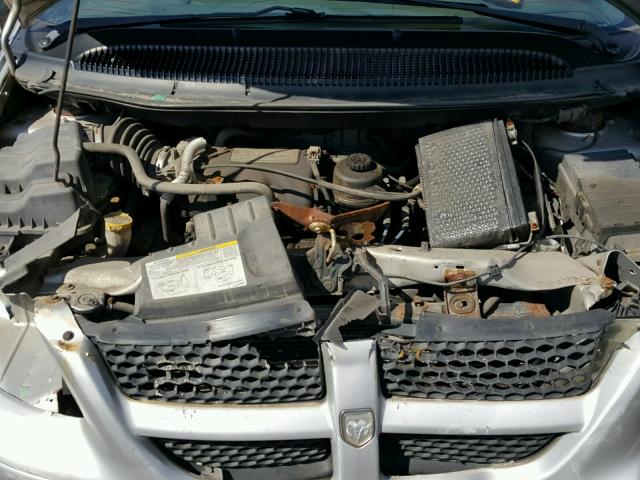 1D4GP45R24B591227 - 2004 DODGE CARAVAN SX SILVER photo 7