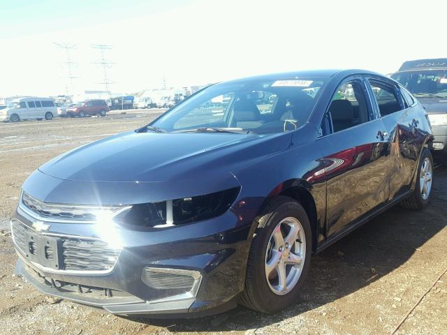 1G1ZB5ST0JF168332 - 2018 CHEVROLET MALIBU LS Mavi foto 2