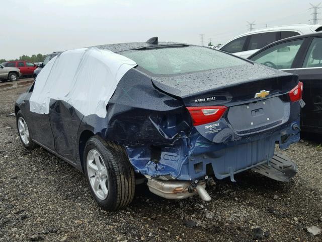 1G1ZB5ST0JF168332 - 2018 CHEVROLET MALIBU LS Mavi foto 3