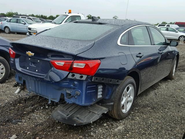 1G1ZB5ST0JF168332 - 2018 CHEVROLET MALIBU LS Mavi foto 4