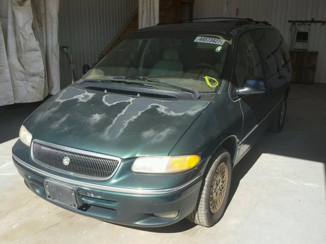 1C4GP64L1VB332493 - 1997 CHRYSLER TOWN & COU GREEN photo 2