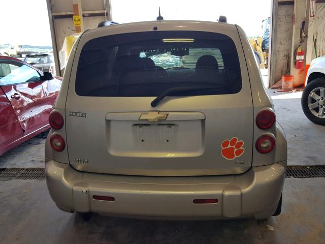 3GNDA13D48S570775 - 2008 CHEVROLET HHR LS SILVER photo 10