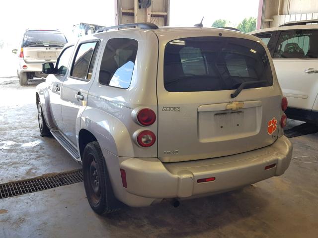 3GNDA13D48S570775 - 2008 CHEVROLET HHR LS SILVER photo 3