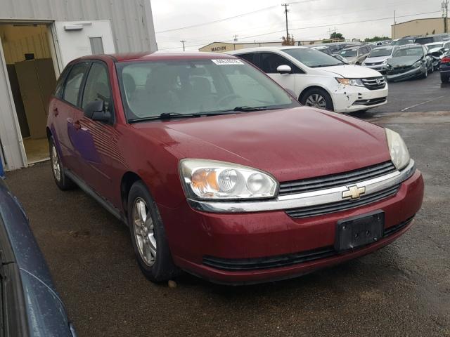 1G1ZT62845F203684 - 2005 CHEVROLET MALIBU MAX მუქწითელი ფოტო 1