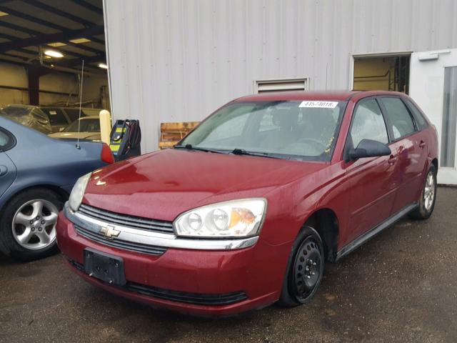 1G1ZT62845F203684 - 2005 CHEVROLET MALIBU MAX MAROON photo 2