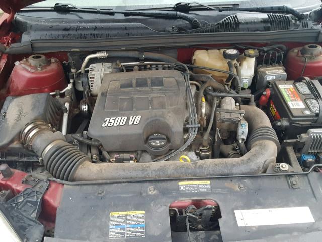 1G1ZT62845F203684 - 2005 CHEVROLET MALIBU MAX მუქწითელი ფოტო 7