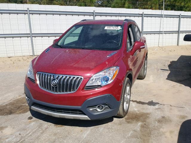 KL4CJBSB4FB148275 - 2015 BUICK ENCORE CON RED photo 2