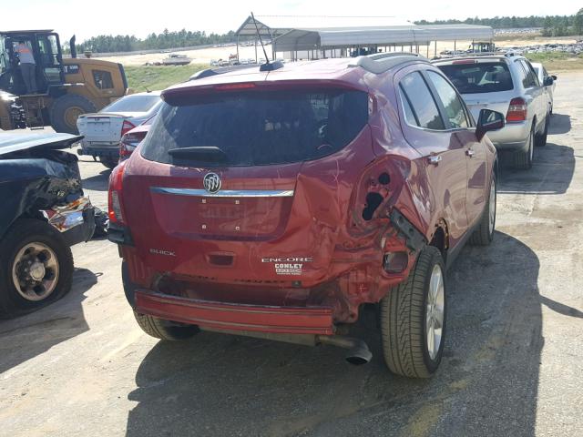 KL4CJBSB4FB148275 - 2015 BUICK ENCORE CON RED photo 4