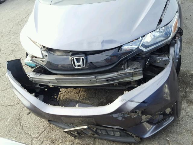 3HGGK5H57FM723342 - 2015 HONDA FIT LX GRAY photo 9