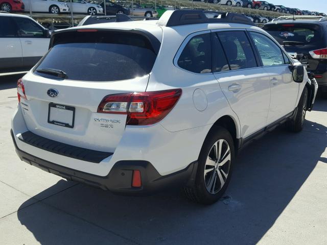 4S4BSENC1J3348694 - 2018 SUBARU OUTBACK 3. WHITE photo 4