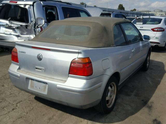 3VWDC21V62M809269 - 2002 VOLKSWAGEN CABRIO GLX 银色 照片 4