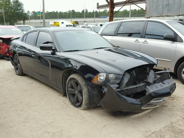 2C3CDXBG9CH139584 - 2012 DODGE CHARGER BLACK photo 1