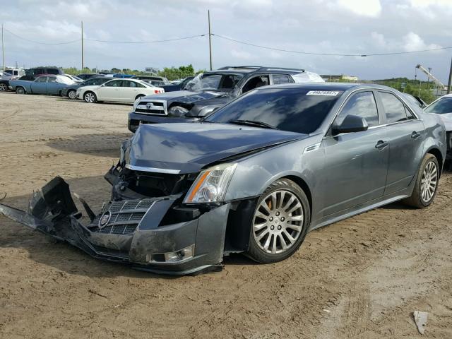 1G6DP5EV0A0132372 - 2010 CADILLAC CTS PREMIU GRAY photo 2