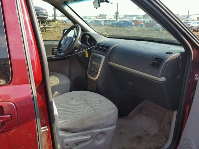 1GMDV23L15D278003 - 2005 PONTIAC MONTANA SV RED photo 5