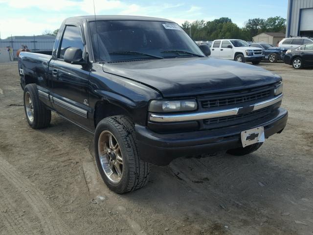 1GCEK14T4YZ261035 - 2000 CHEVROLET SILVERADO BLACK photo 1