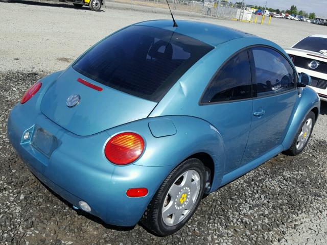 3VWCC21C3YM495826 - 2000 VOLKSWAGEN NEW BEETLE 蓝色 照片 4