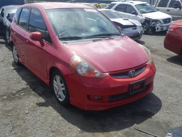 JHMGD386X7S005989 - 2007 HONDA FIT S 红色 照片 1