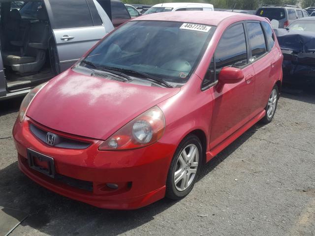 JHMGD386X7S005989 - 2007 HONDA FIT S 红色 照片 2