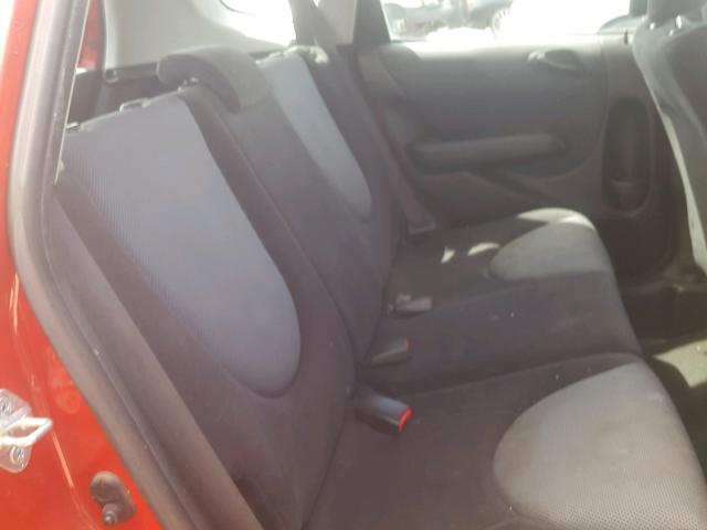 JHMGD386X7S005989 - 2007 HONDA FIT S 红色 照片 6