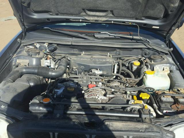 JF1SF65632H753488 - 2002 SUBARU FORESTER S BLACK photo 7