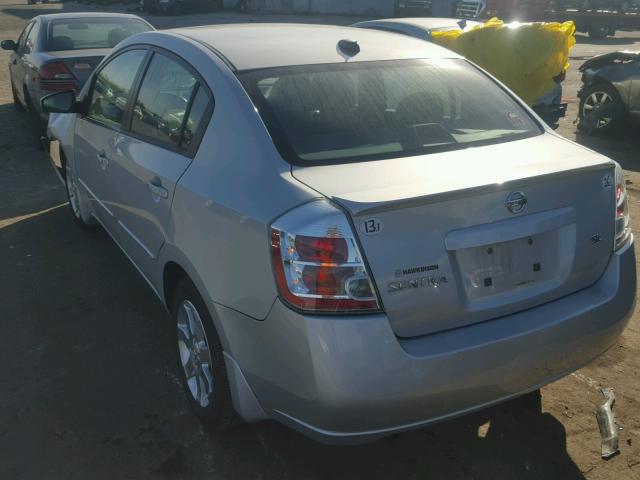 3N1AB61E78L685000 - 2008 NISSAN SENTRA 2.0 SILVER photo 3