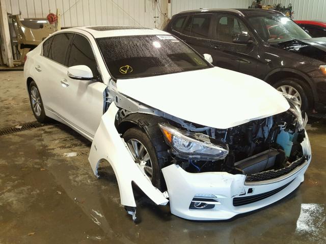 JN1CV7AP0GM203642 - 2016 INFINITI Q50 WHITE photo 1