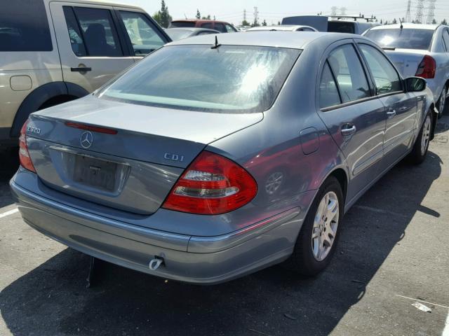 WDBUF26J56A977891 - 2006 MERCEDES-BENZ E 320 CDI GRAY photo 4