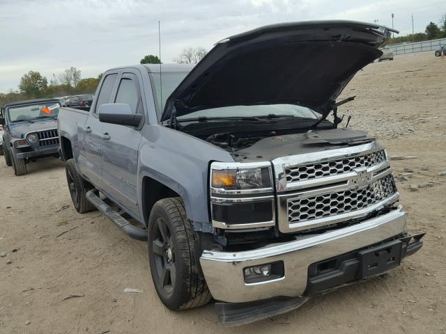 1GCVKREC1FZ330578 - 2015 CHEVROLET SILVERADO BLUE photo 1