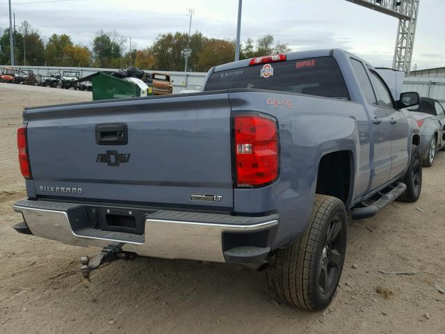 1GCVKREC1FZ330578 - 2015 CHEVROLET SILVERADO BLUE photo 4