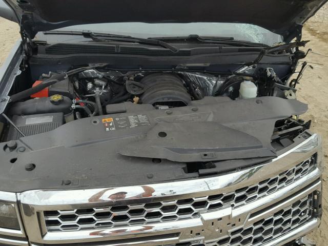 1GCVKREC1FZ330578 - 2015 CHEVROLET SILVERADO BLUE photo 7