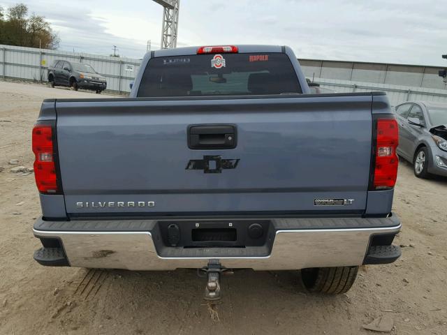 1GCVKREC1FZ330578 - 2015 CHEVROLET SILVERADO BLUE photo 9