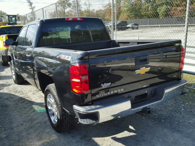 3GCUKREC6EG275944 - 2014 CHEVROLET SILVERADO BLACK photo 3