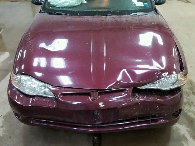 2G1WW12E149208643 - 2004 CHEVROLET MONTE CARL 栗色 照片 7