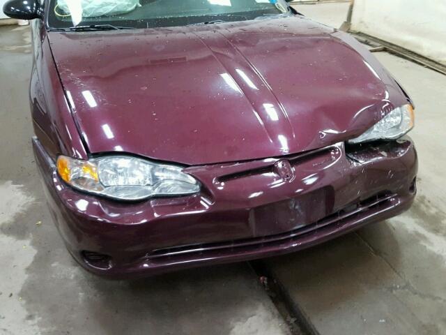 2G1WW12E149208643 - 2004 CHEVROLET MONTE CARL 栗色 照片 9