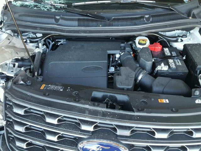 1FM5K7D82HGD36224 - 2017 FORD EXPLORER X TAN photo 7