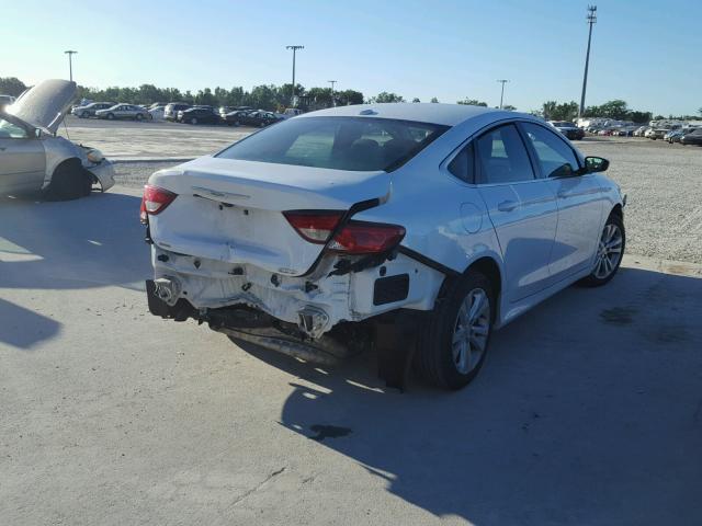 1C3CCCAB4FN591326 - 2015 CHRYSLER 200 WHITE photo 4