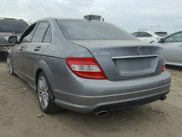 WDDGF54X79R077500 - 2009 MERCEDES-BENZ C 300 GRAY photo 3