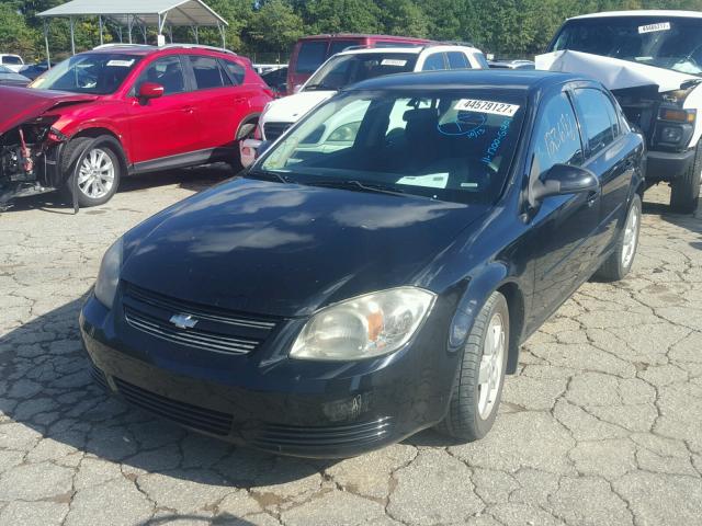 1G1AF5F51A7168119 - 2010 CHEVROLET COBALT BLACK photo 2