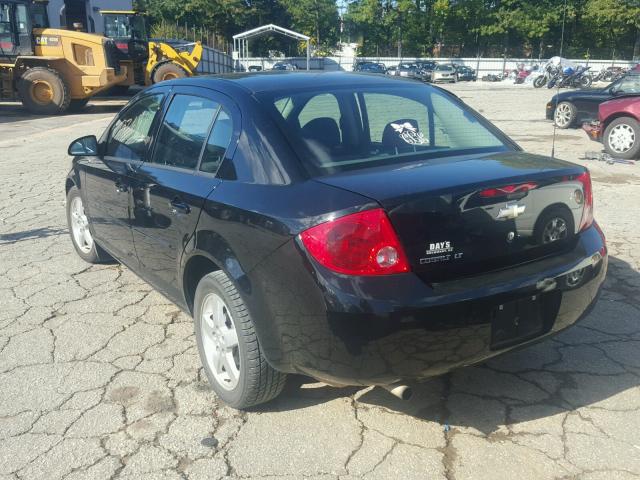 1G1AF5F51A7168119 - 2010 CHEVROLET COBALT BLACK photo 3