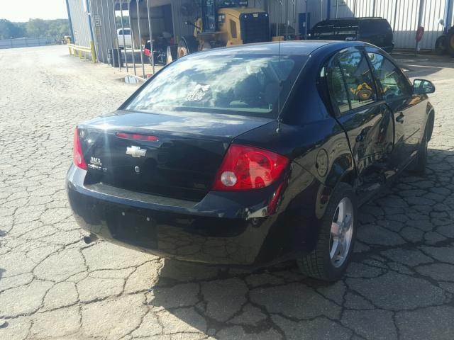 1G1AF5F51A7168119 - 2010 CHEVROLET COBALT BLACK photo 4