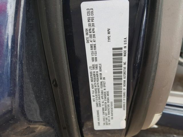 4S4BT62C457101613 - 2005 SUBARU BAJA SPORT BLUE photo 10