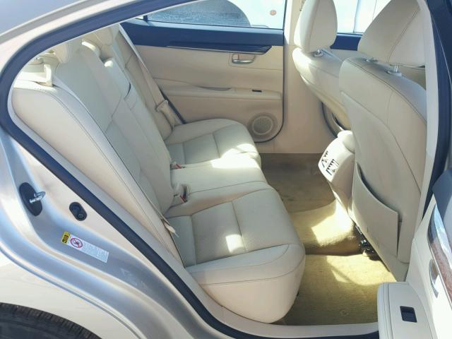 JTHBK1GG2E2107038 - 2014 LEXUS ES BEIGE photo 6