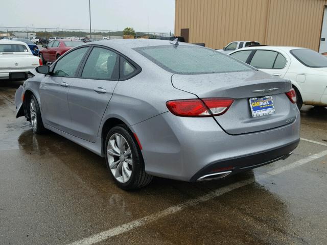 1C3CCCBG7FN518526 - 2015 CHRYSLER 200 S SILVER photo 3