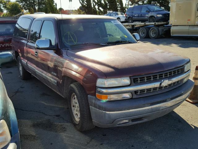 2GCEC19T1Y1107008 - 2000 CHEVROLET SILVERADO BURGUNDY photo 1