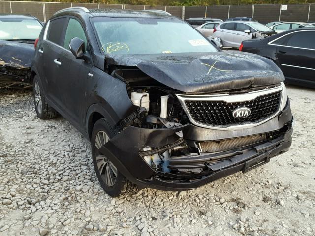 KNDPCCAC0E7558378 - 2014 KIA SPORTAGE E BLACK photo 1