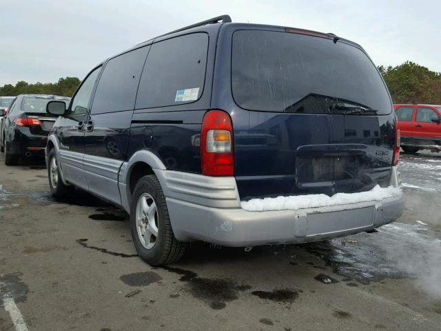 1GMDX03E01D112808 - 2001 PONTIAC MONTANA BLUE photo 3