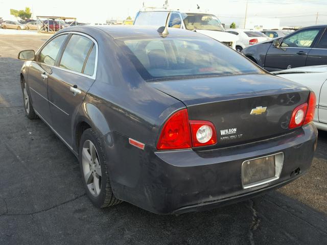 1G1ZC5E09CF369115 - 2012 CHEVROLET MALIBU 1LT SILVER photo 3